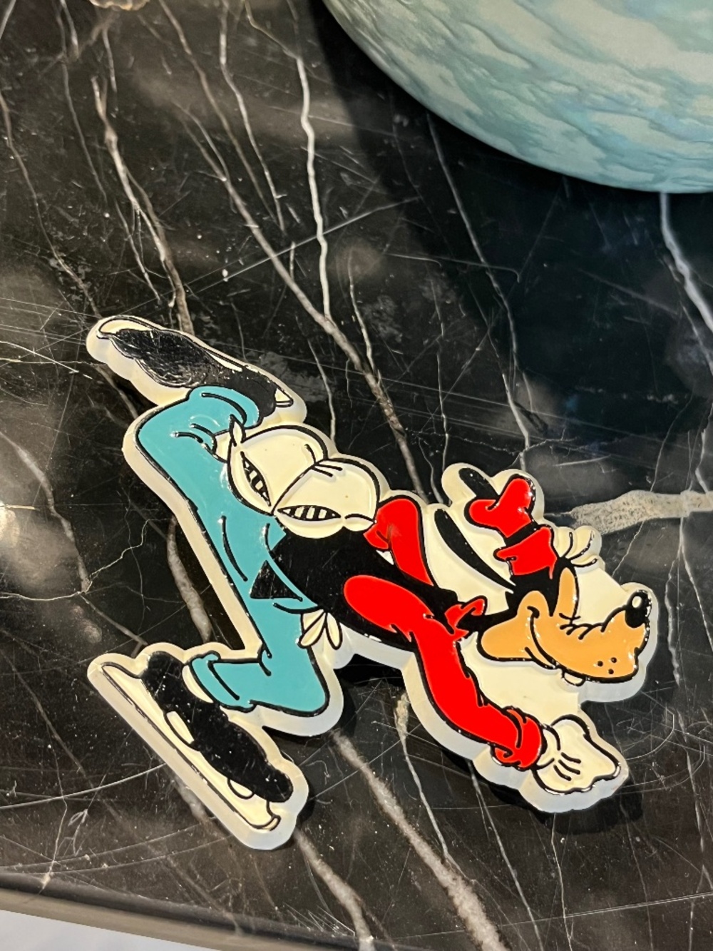 Vintage Walt Disney Great Ice Odyssey Goofy Skating Pin